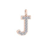 Solid Gold Initial Charm