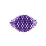 Solid Gold Amethyst Pave Signet Ring