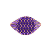 Solid Gold Amethyst Pave Signet Ring