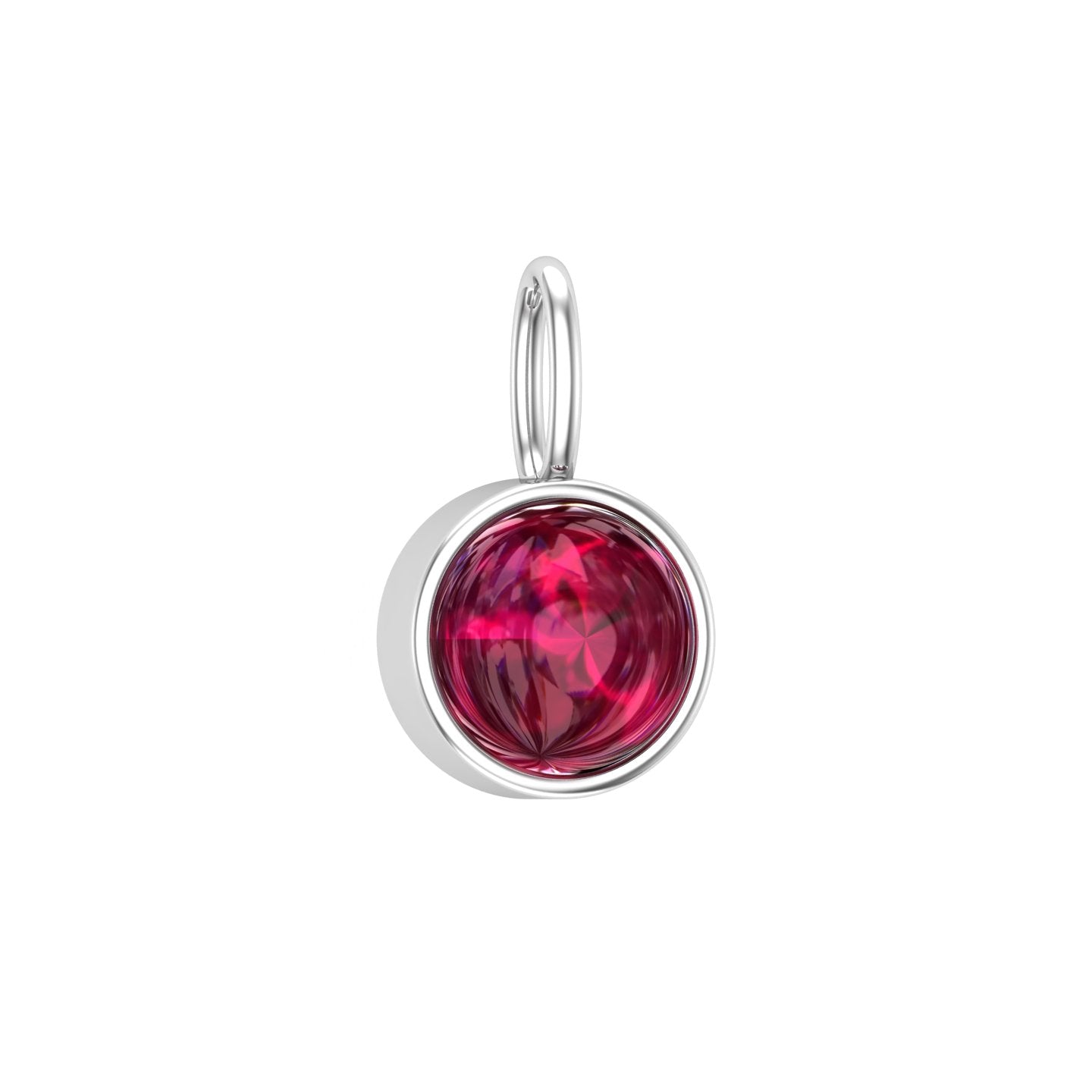 Solid Gold Birthstone Charm
