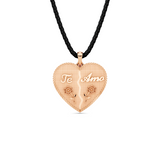 Te Amo Heart Pendant