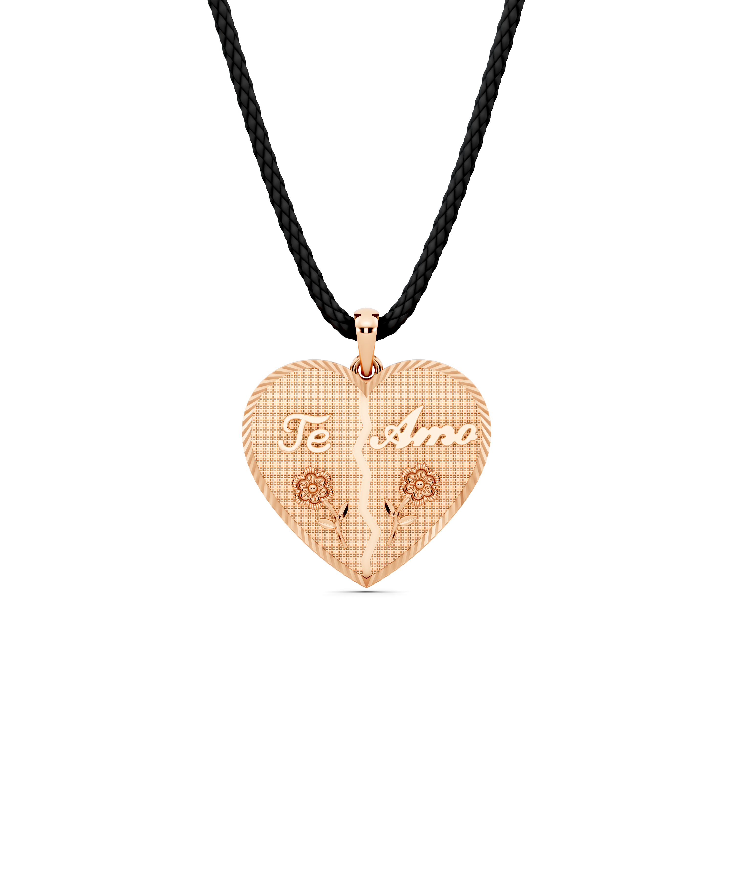Te Amo Heart Pendant