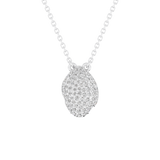 Pavè Pebble Pendant