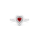 Crimson Heart Ring