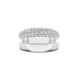 Bold Gold and Pavé Band