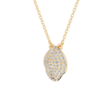 Pavè Pebble Pendant