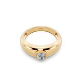 Hexa Solitaire Ring