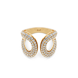 Twin Halo Diamond Ring