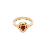 Crimson Heart Ring