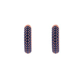 Solid Gold Pave Sapphire Ear Cuff - Single