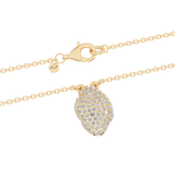 Pavè Pebble Pendant