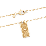 Gilded Heart Tag Pendant