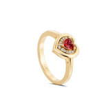 Crimson Heart Ring