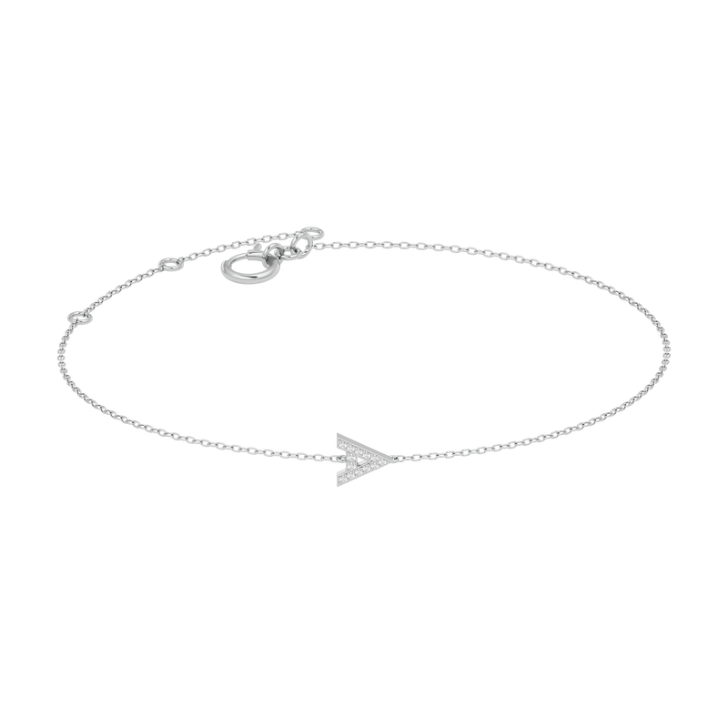 Diamond Initial Bracelet