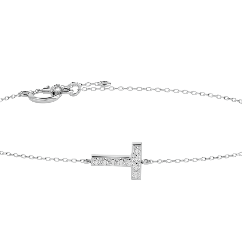 Diamond Initial Bracelet