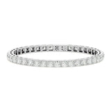 Solid Gold Lab Grown Diamond Tennis Bracelet- 4MM