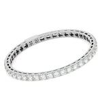Solid Gold Lab Grown Diamond Tennis Bracelet- 4MM