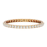 Solid Gold Lab Grown Diamond Tennis Bracelet- 4MM