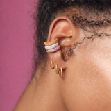 Solid Gold Charmer Huggie Earrings