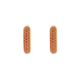 Solid Gold Pave Citrine Ear Cuff - Single