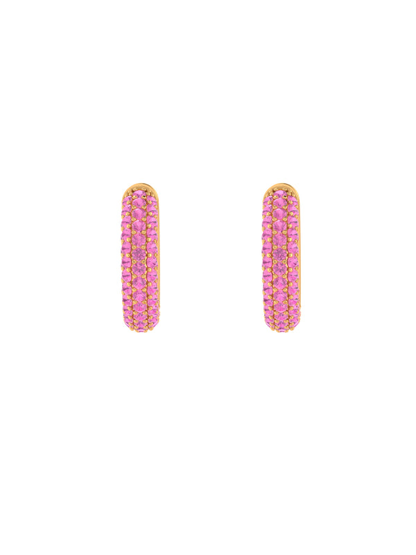 Pave Pink Sapphire Ear Cuff