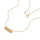 Solid Gold Pave Diamond Personalized Necklace