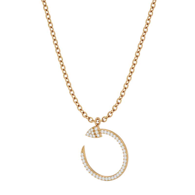 Diamond Serpent Necklace