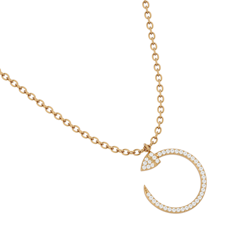 Diamond Serpent Necklace