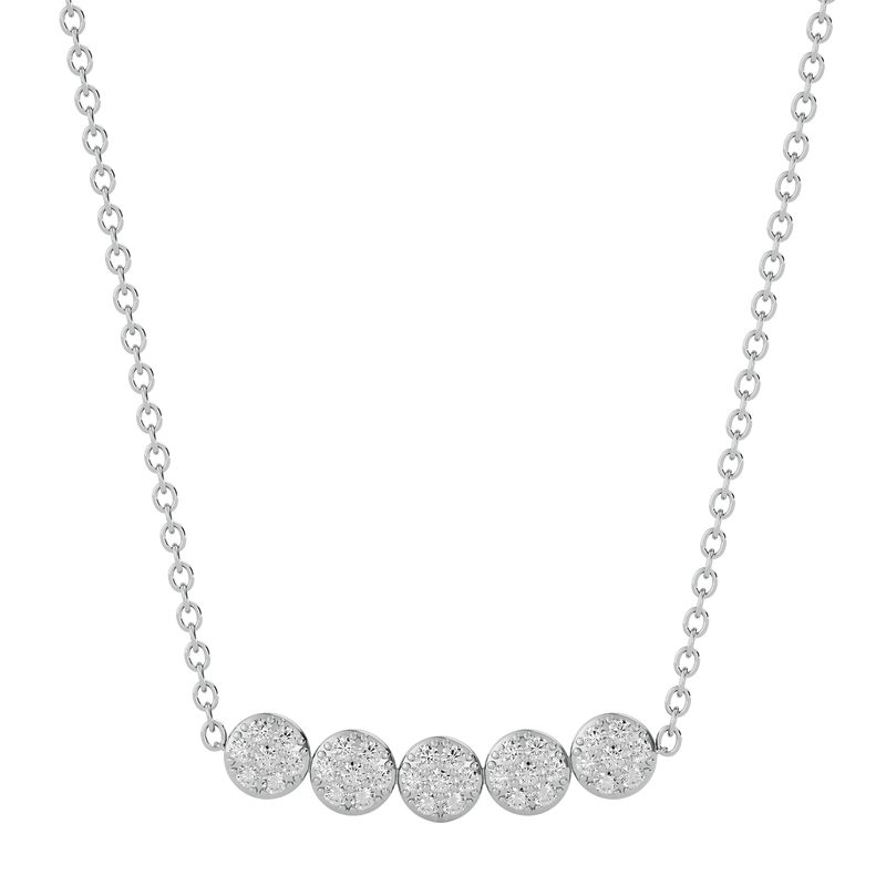 Diamond Cluster Necklace