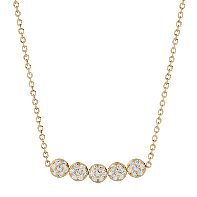 Diamond Cluster Necklace