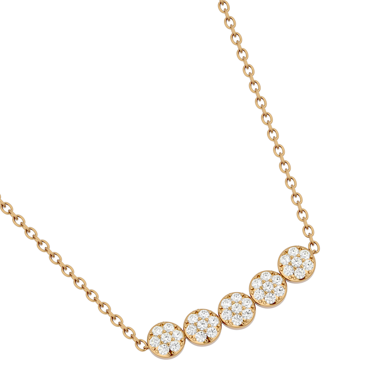 Diamond Cluster Necklace