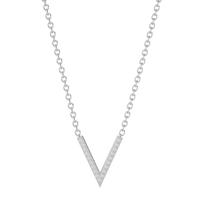 Diamond Chevron Necklace