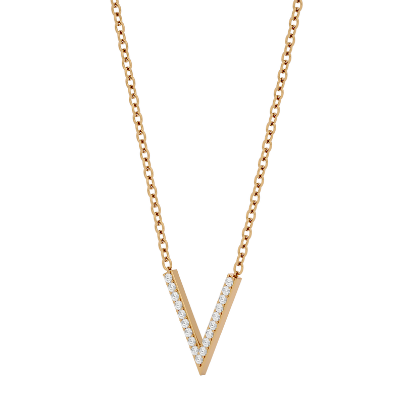 Diamond Chevron Necklace