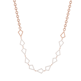 Solid Gold Diamond Kite Choker