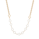 Solid Gold Diamond Kite Choker
