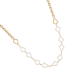 Solid Gold Diamond Kite Choker