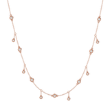 Solid Gold Diamond Shaker Necklace