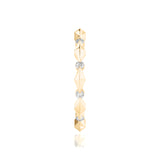 Solid Gold Geo Stack Diamond Ring
