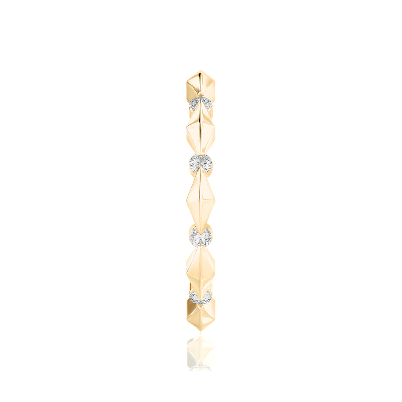 Geo Stack Diamond Ring