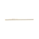 Solid Gold Flat Bar Diamond Ring