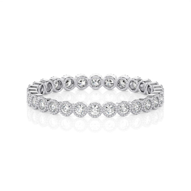 Milgrain Diamond Full Eternity Band