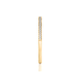 Solid Gold Diamond Stacking Band