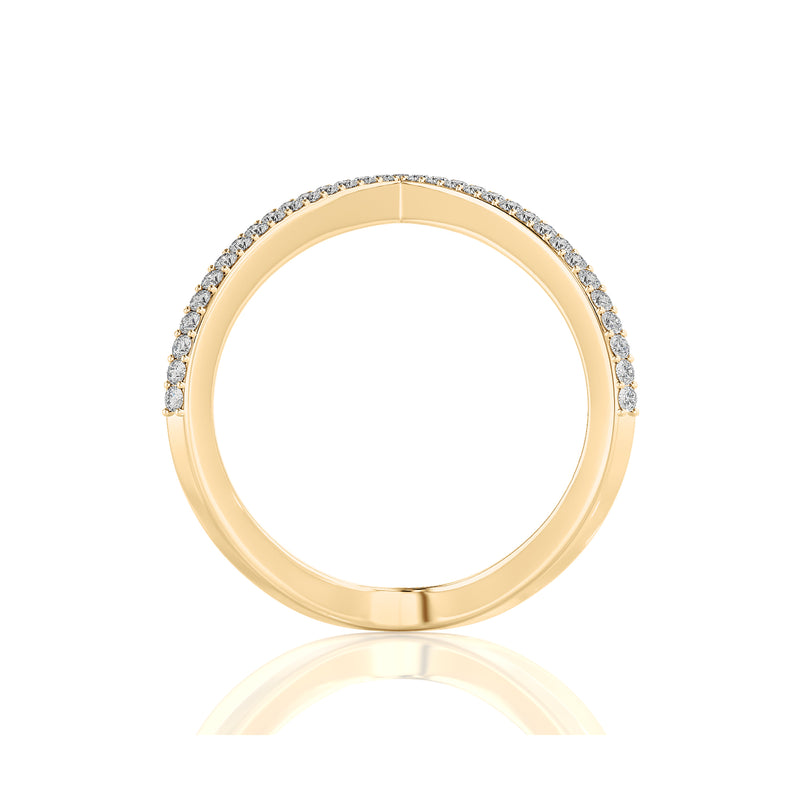 Criss Cross Diamond Ring