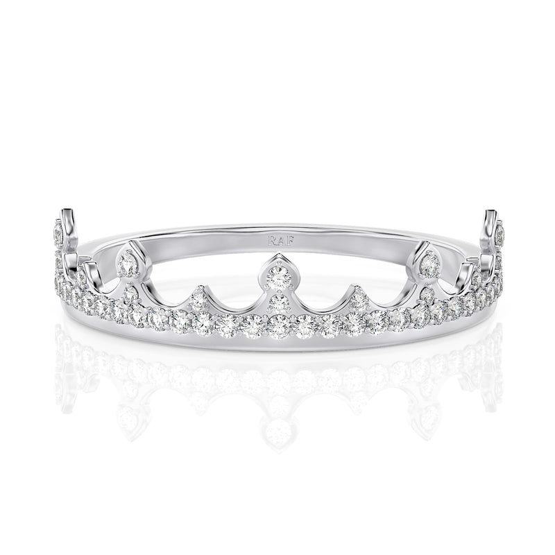 Crown Diamond Ring