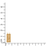 Gilded Heart Tag Pendant