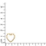 Promise Heart Stud Earrings