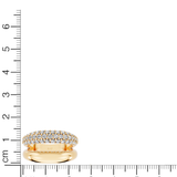 Bold Gold and Pavé Band