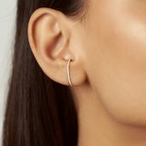 Solid Gold Diamond Suspender Earrings