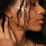 Diamond Horn Earring