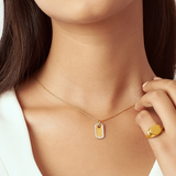 Dog Tag Pendant-Necklace